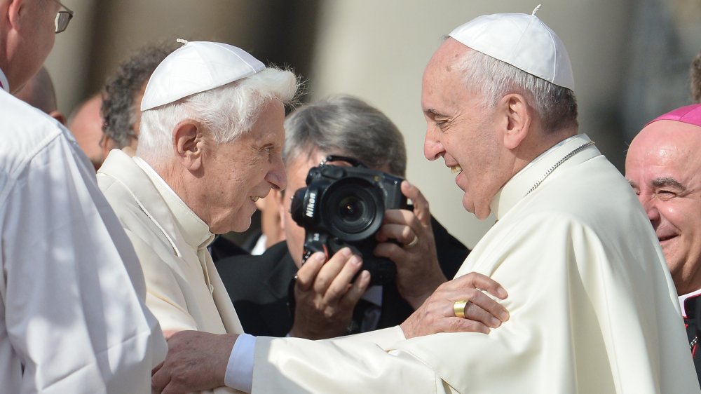 Popes Benedict and Francis