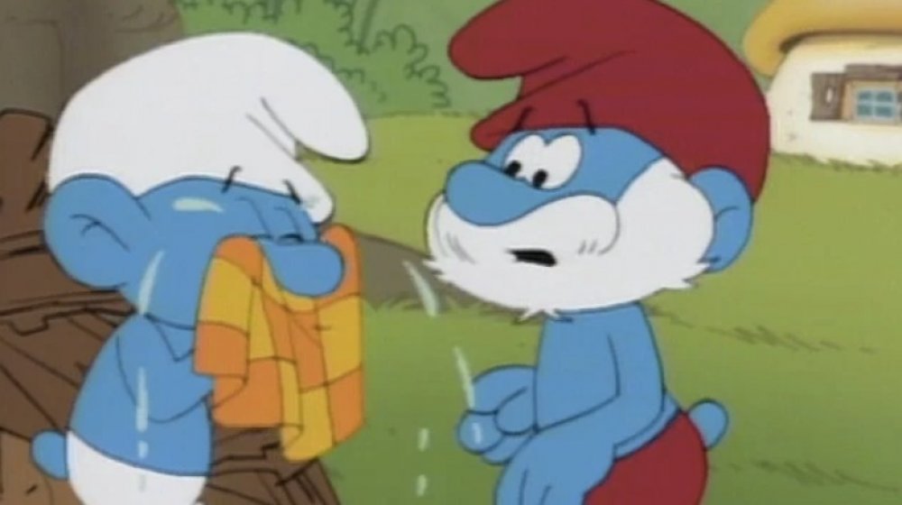 smurf crying