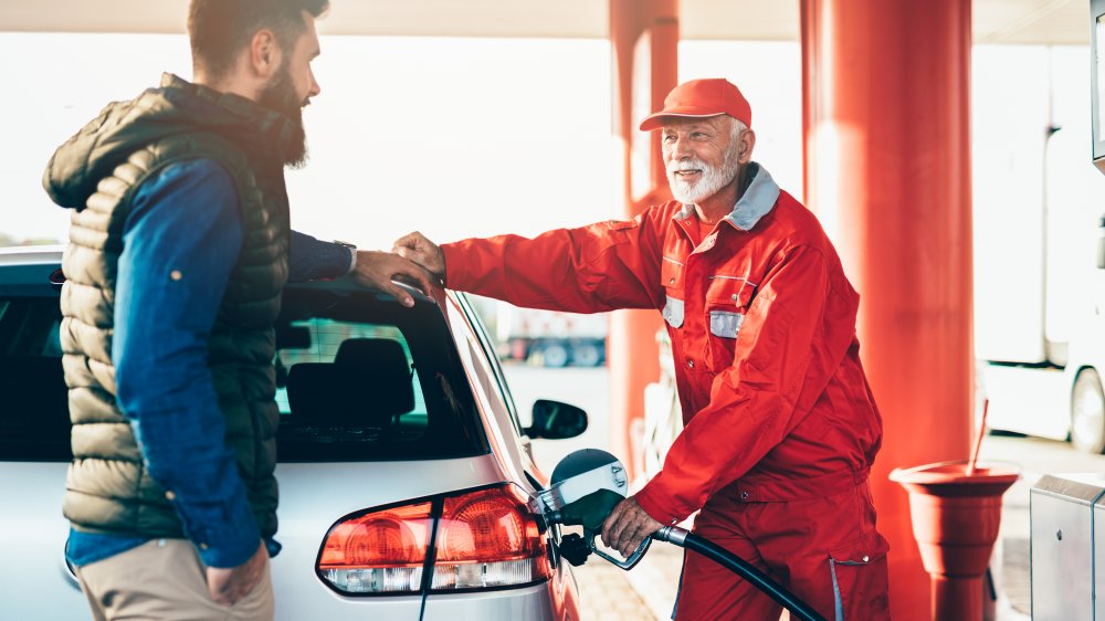 Gas station attendant