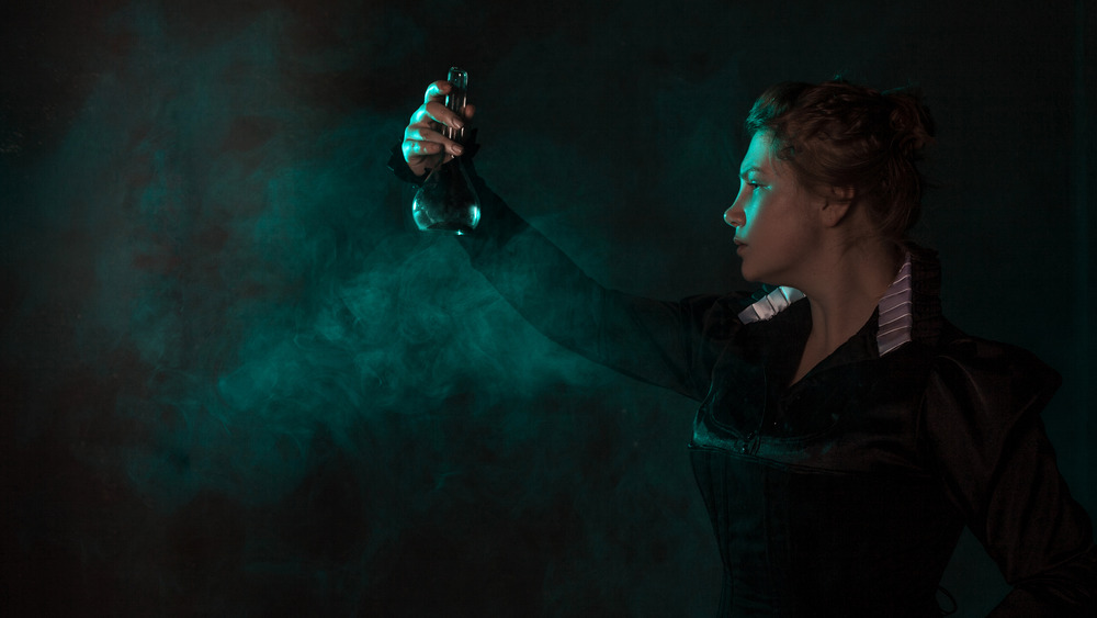 a theatrical portrayal of Marie Curie