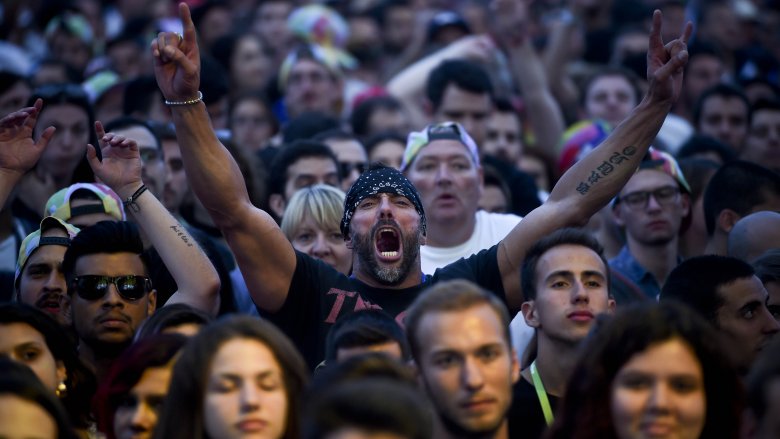 concert fans