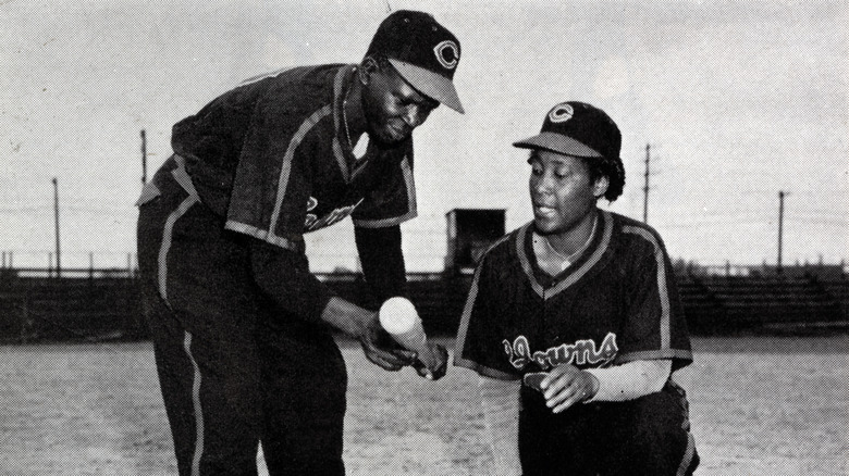 Toni Stone playing baseball