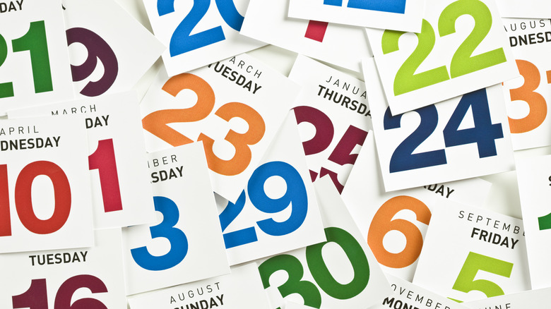Calendar days