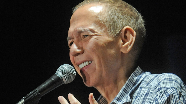 Gilbert Gottfried at the mic