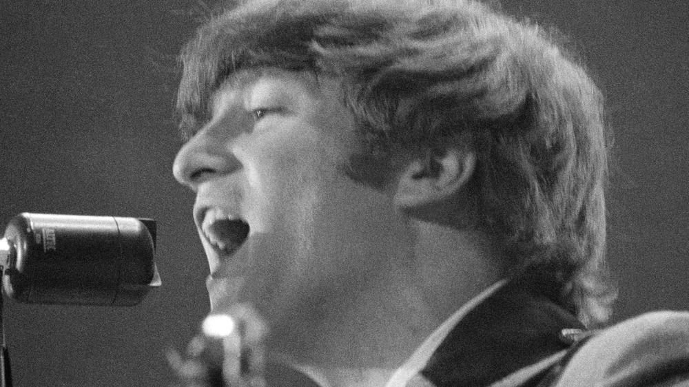 John Lennon singing