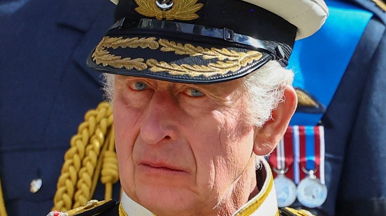 King Charles naval cap