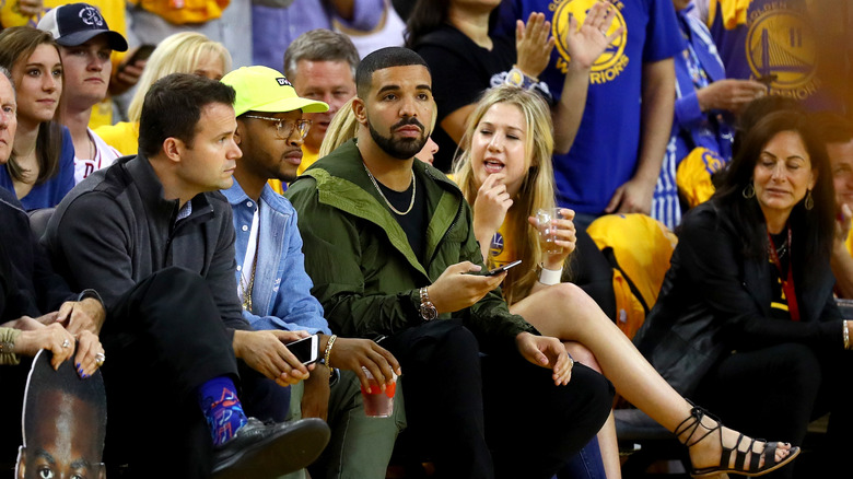 Drake at NBA Finals in 2016