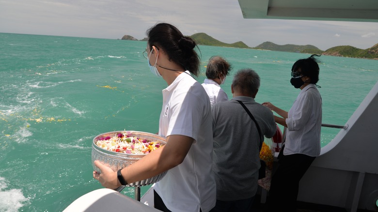 Burial ceremony, Thailand