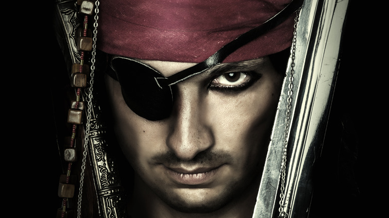 pirate wearing eyepatch