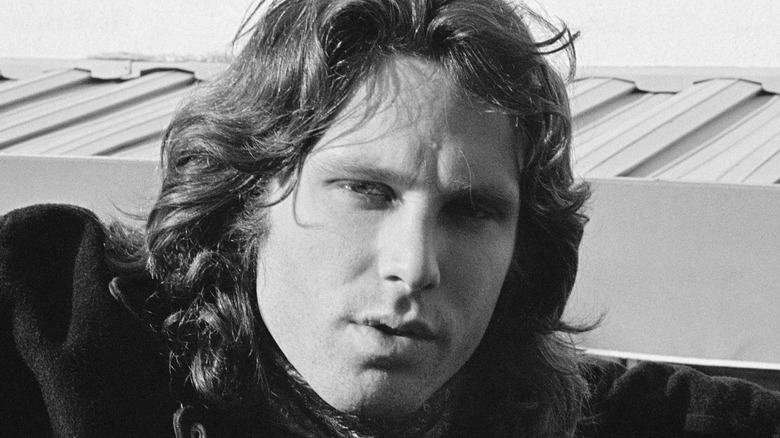 Jim Morrison posing for photo