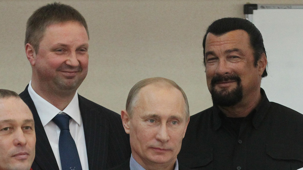 Steven Seagal with Vladimir Putin