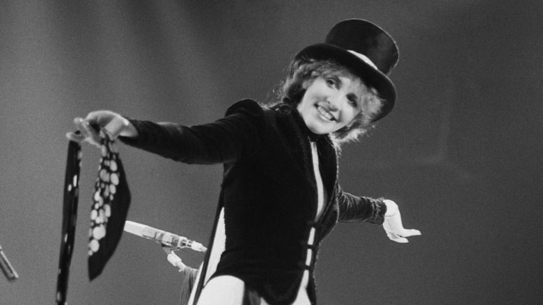 Stevie Nicks on stage, 1980