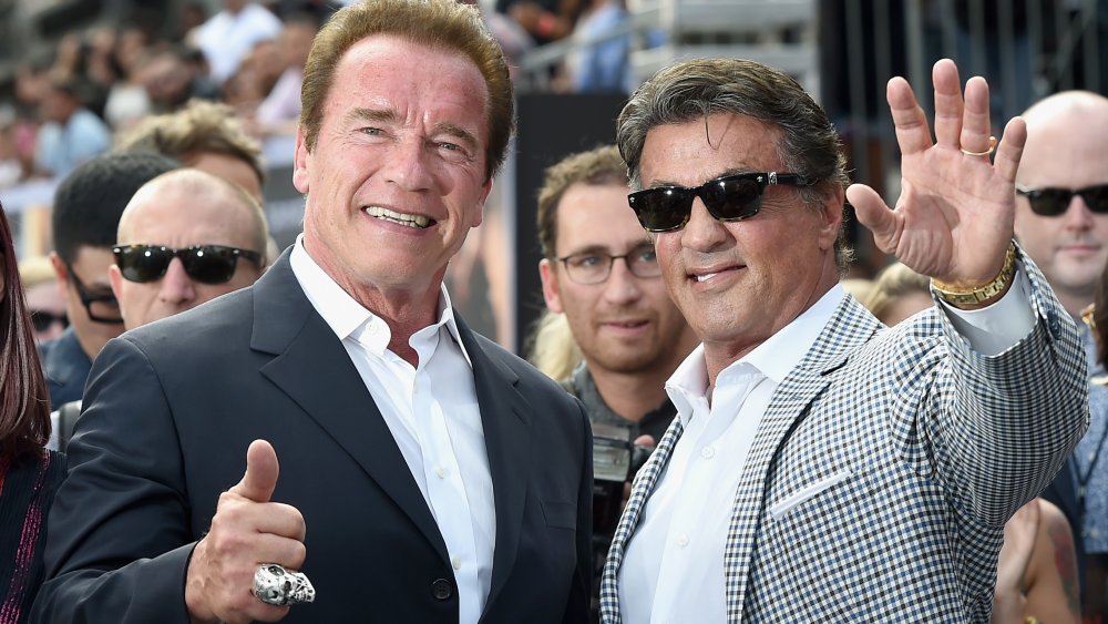 Arnold Schwarzenegger and Sylvester Stallone