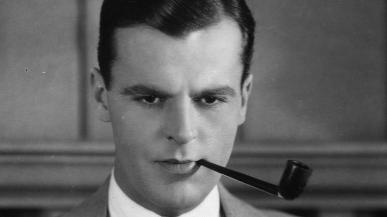 f scott fitzgerald with a pipe