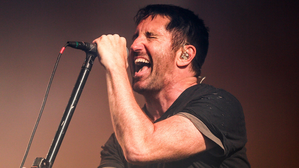 Nine Inch Nails singer Trent Reznor performs in 2017