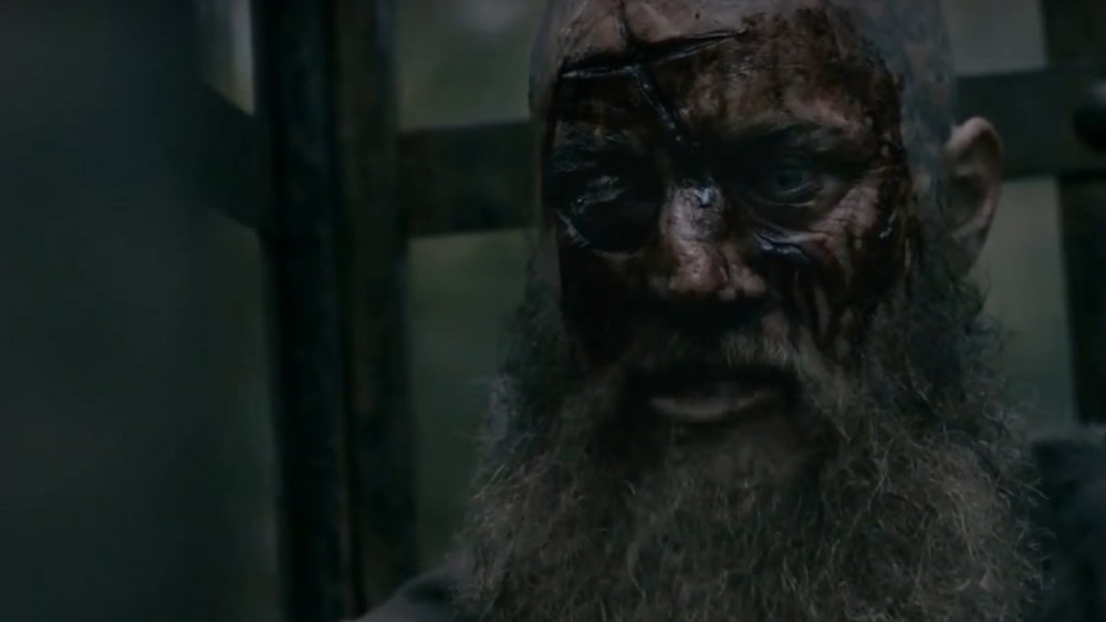 Ragnar Lodbrok in the TV show Vikings before his death