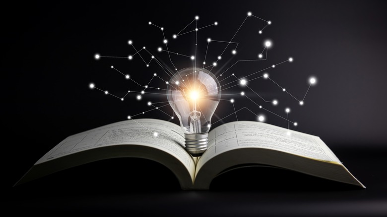 Concept of bright idea graphic