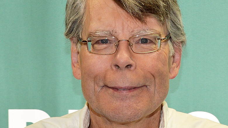 Stephen King smiling