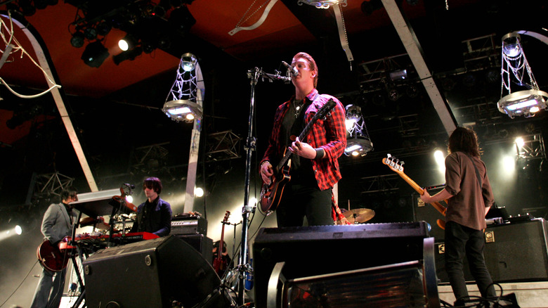 QOTSA's performig on stage in 2007