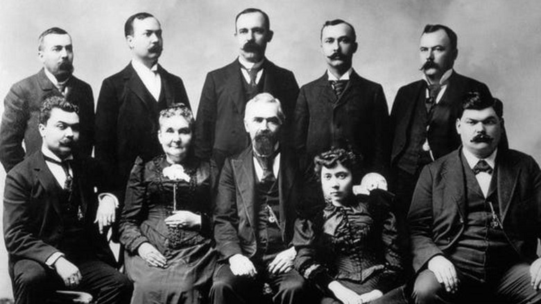 Ringling family posing for picture