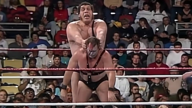 Andre headbutts Demolition Ax