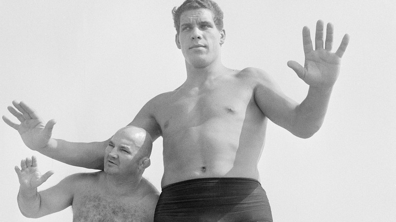 Andre the Giant posing