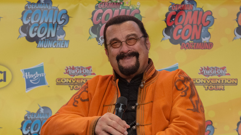 Seagal smiles 