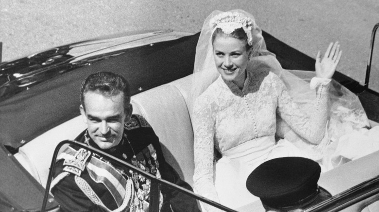 Grace Kelly, Prince Rainier smiling
