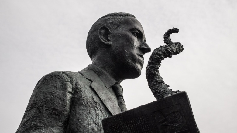 Statue of H.P. Lovecraft