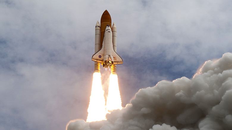 NASA's Space Shuttle rocket launching