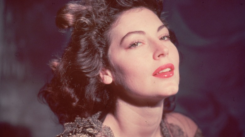 portrait of Ava Gardner in 1950