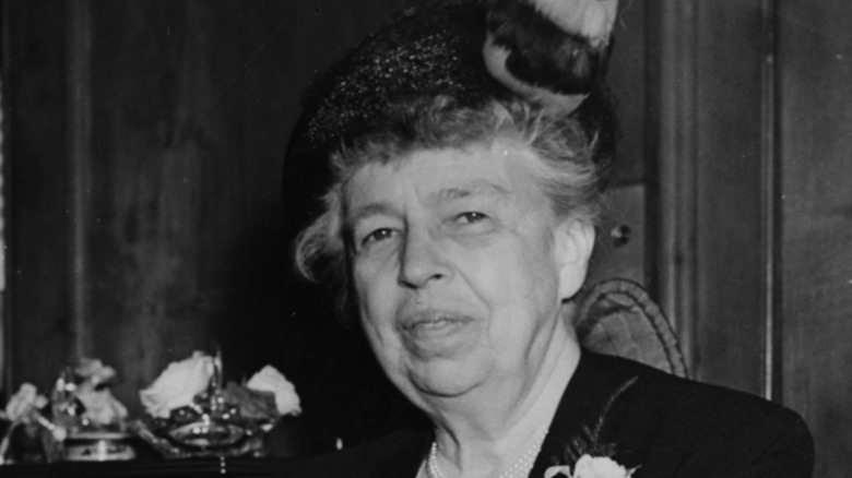 Eleanor Roosevelt wearing hat
