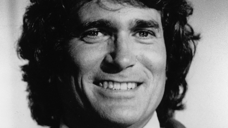 Michael Landon smiling