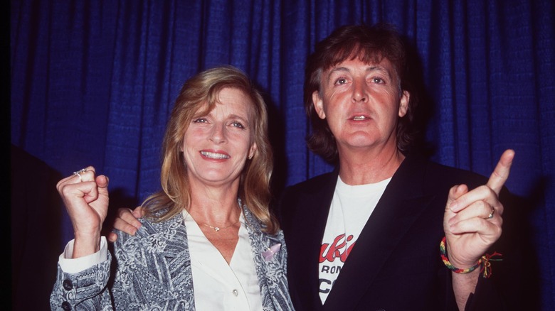 Paul and Linda McCartney