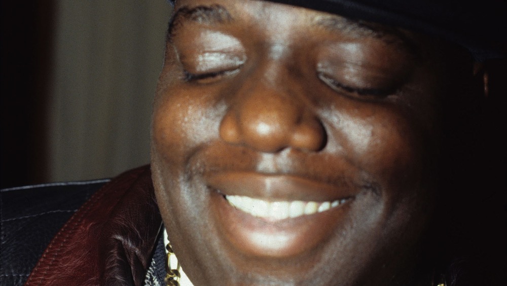 Biggie Smalls smiling