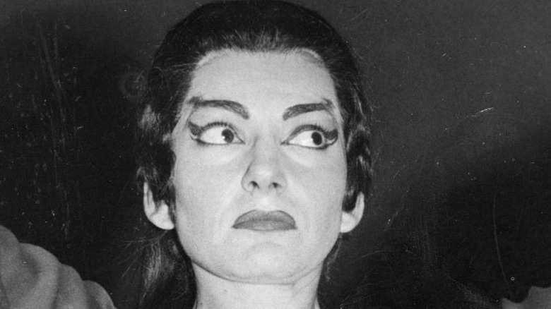 Maria Callas on stage