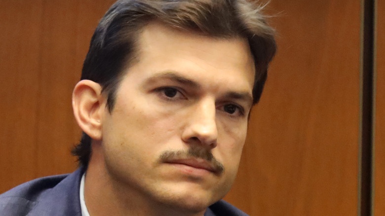 Ashton Kutcher testifying 