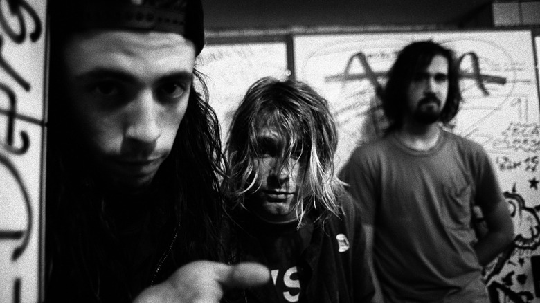 Nirvana black and white promno photo