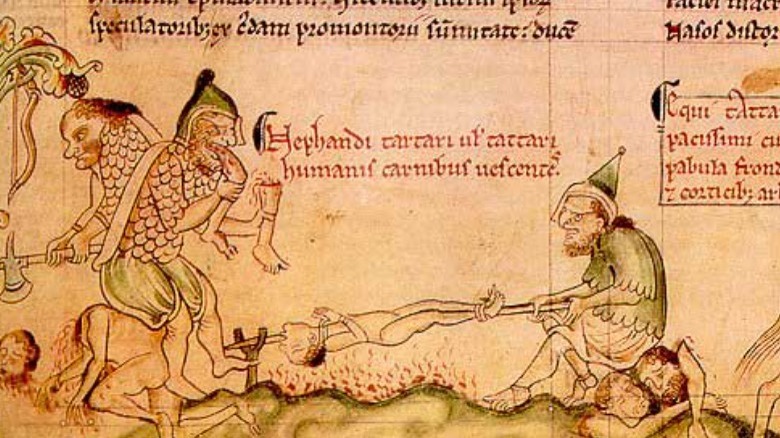 Matthew Paris cannibalism illustration