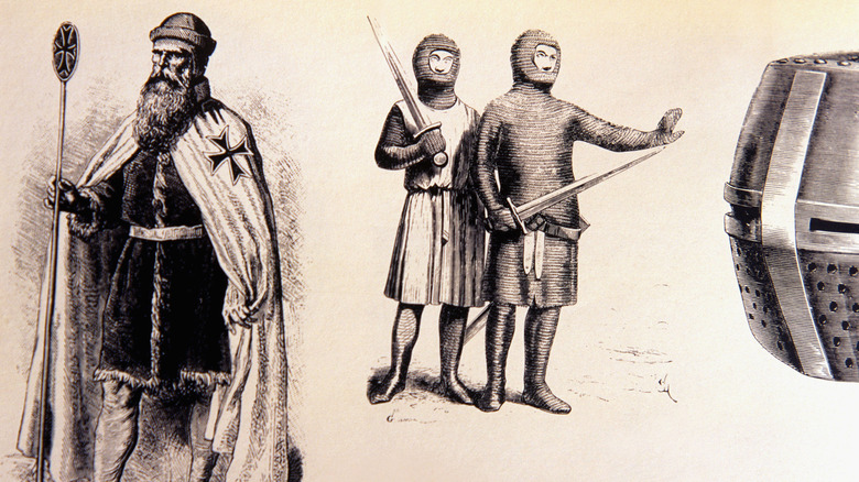 Sketch of Jacques de Molay