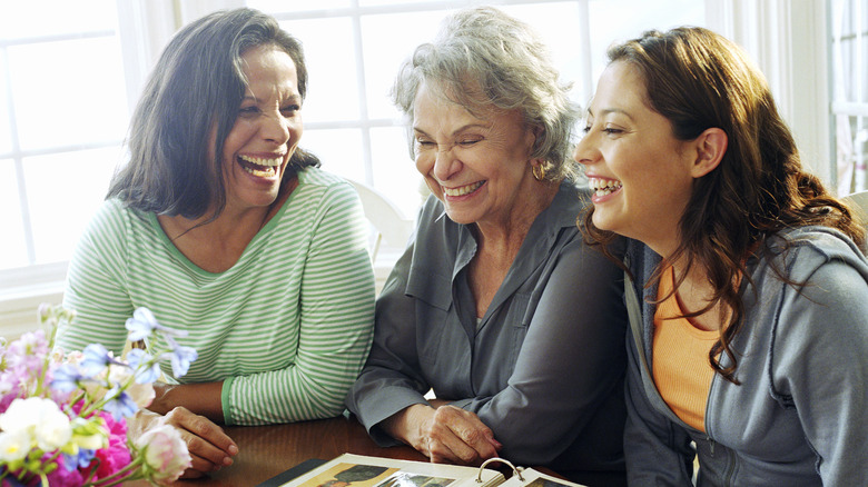 Group of friends laughing