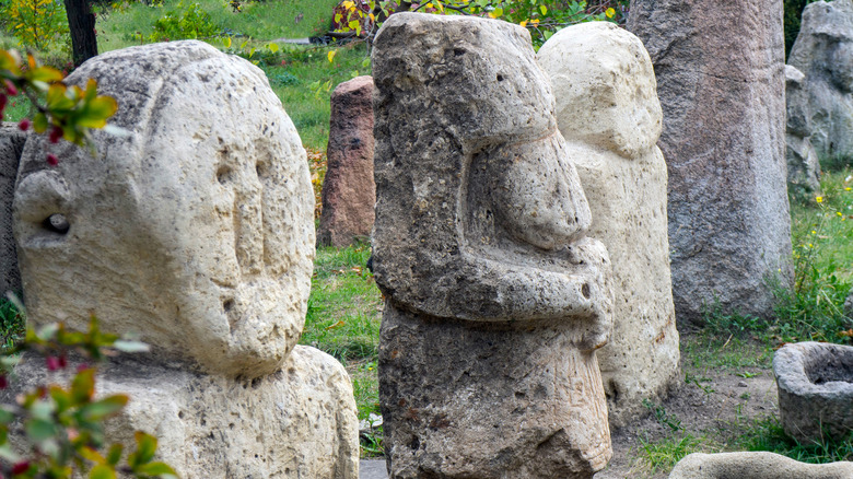 Collection of Scythian statues