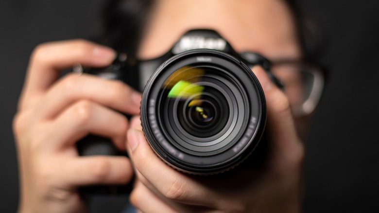Person taking photo