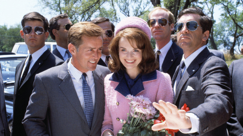 Secret service guard Kennedys film shoot
