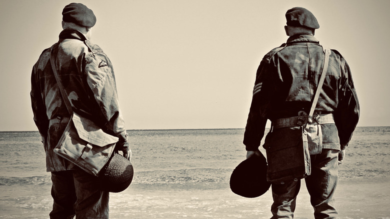d-day normandy beach reenactment