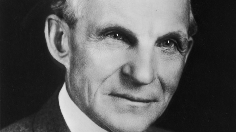 Henry Ford smiling