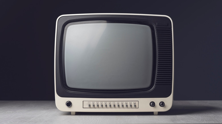 Vintage television TV set