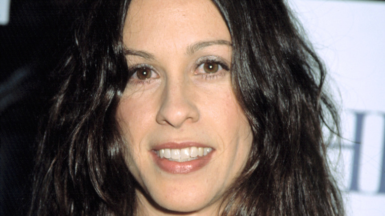 Alanis Morissette close up face