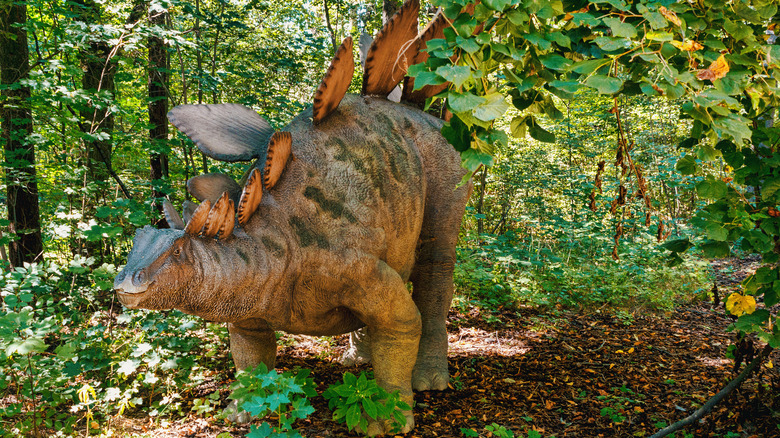silent dinosaur with hard shell
