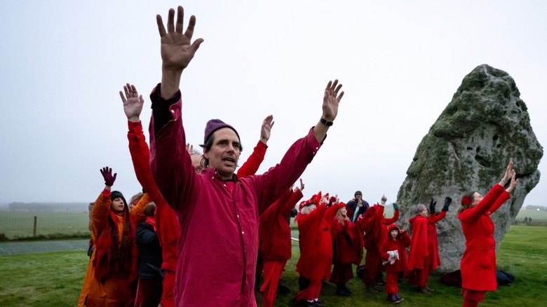 Winter solstice at Stonehenge 